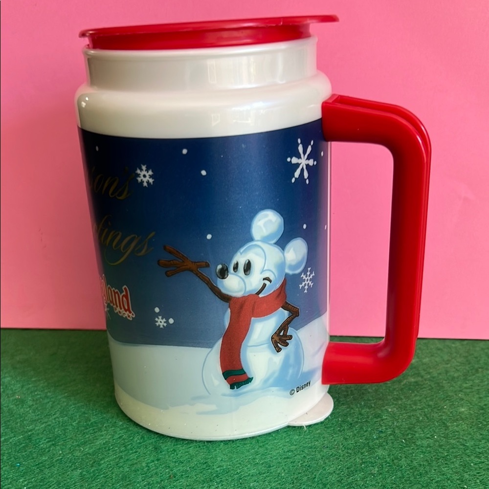 Disney Snowman Mug with Red Handle